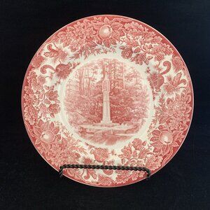 Wedgwood Pink St. Paul’s School The Shrine Dinner Plate 1928 10 3/8” Vintage